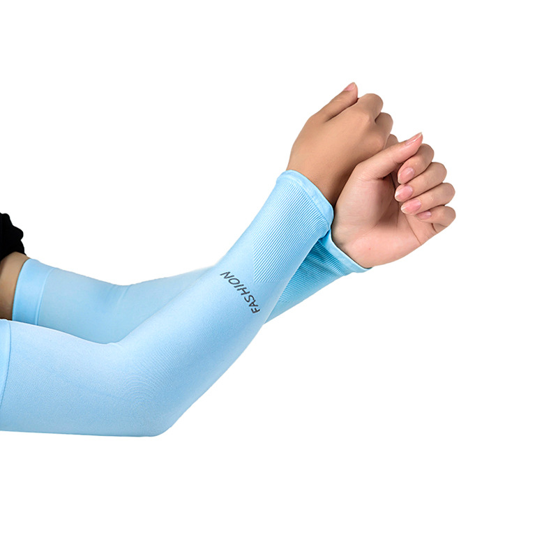 Sun protection ice silk arm sleeves, UV protection, mosquito repellent, refreshing summer protection when going out, available for customization Item Picture
