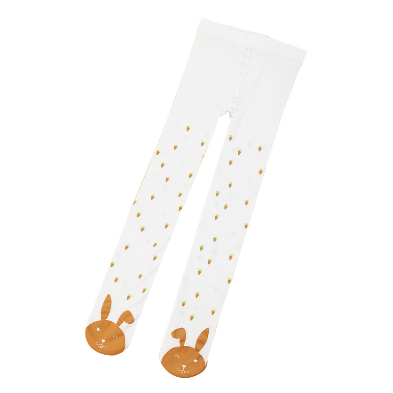 Spring and autumn cartoon cat, rabbit, big-mouthed monkey, children's pantyhose, small and large children's styles factory direct sales Item Picture