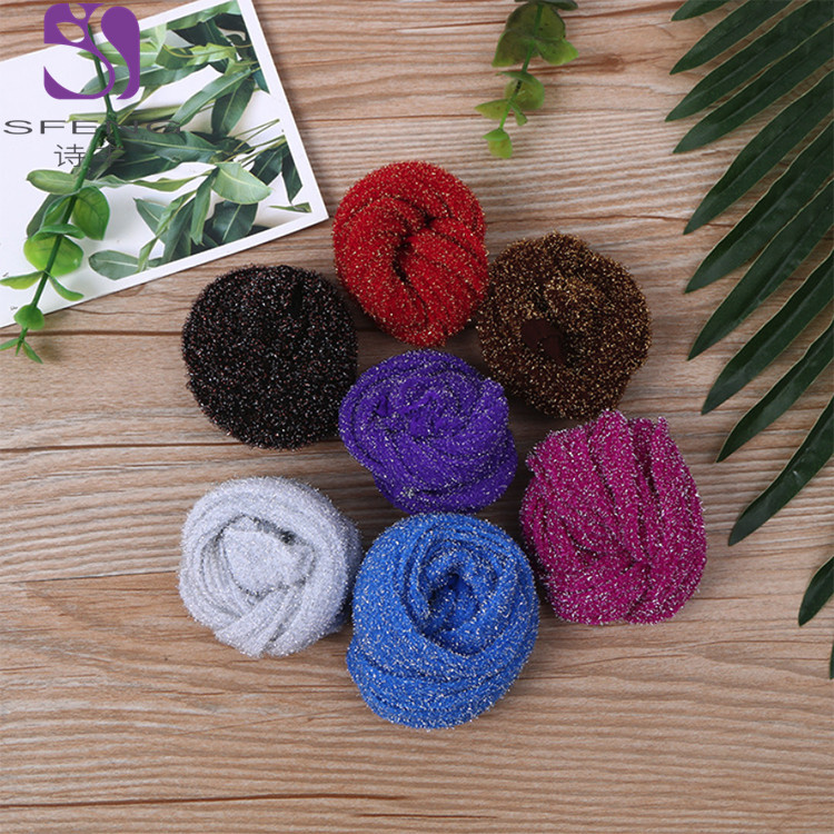 Yan sister new silk stockings silk screen flower material wholesale handmade diy high elastic two-color silk screen color card