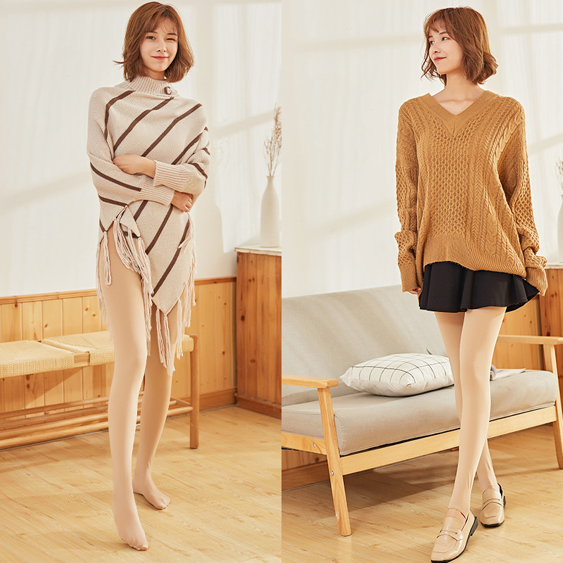 Sock stall, one-piece consignment, Yan Spring and Autumn style base socks, women's bare legs wonder, pantyhose, skin-penetrating mid-waist women's socks, slimming, including foot step, one-piece consignment details Picture