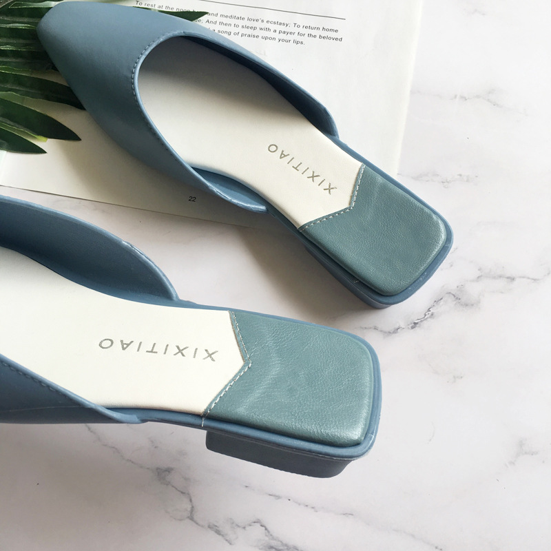 女式凉拖实物图