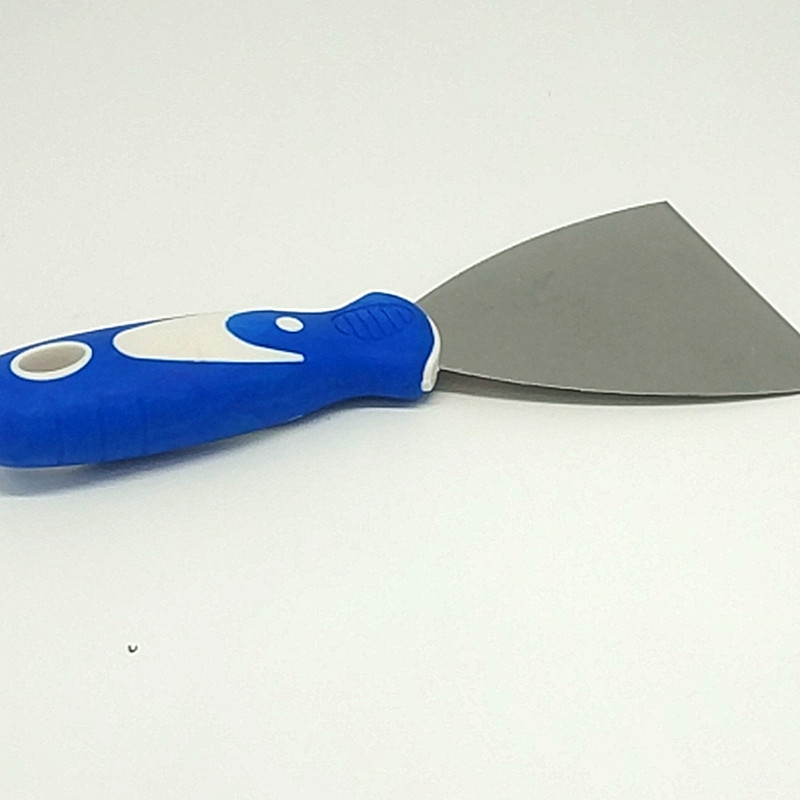 Sunshine Department Store 4-inch mirror double-color handle putty knife, quality guaranteed, professional painting tool Specification image