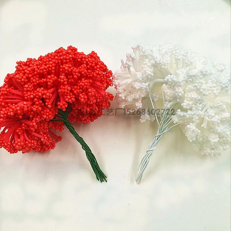 玫瑰/香皂花花头/花熊/仿真花/人造花细节图