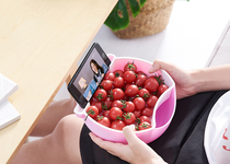 Drain basket lazy fruit plate double rotating kitchen washing basket fruit basket fruit basket multi-functional storage basket