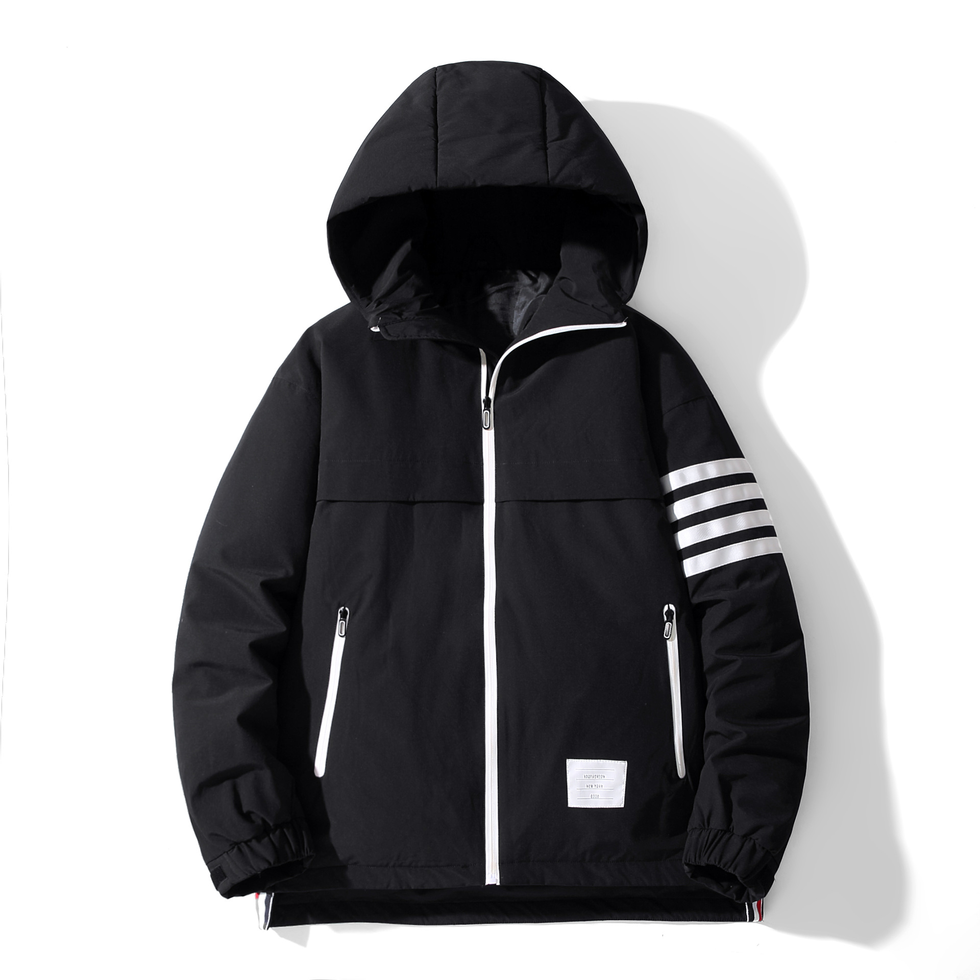 The best-selling TB four-bar title comes with its own traffic. 2020 Winter thickened hooded down jacket for men, short style, and young people Item Picture