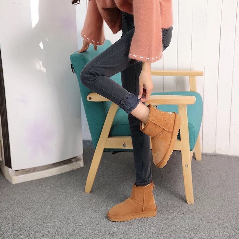 New high-waisted, fleece and thickened jeans, women's skinny pants, Korean-style student slimming and elastic long pants Specification image