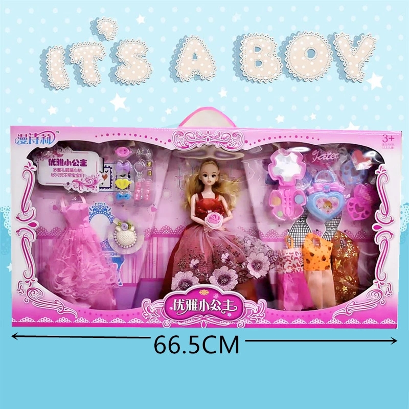 Barbie Doll 66 cm, playhouse girl toy, Barbie doll Big Gift box set, Birthday present h full figure