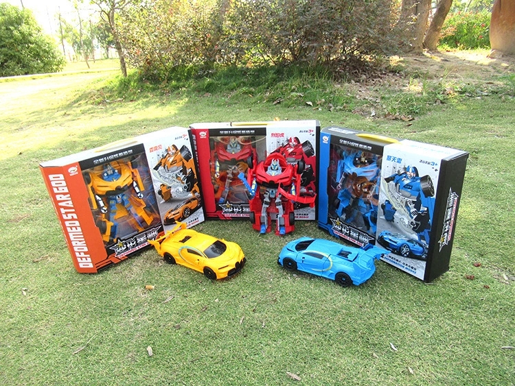 Cross-border transformable star God toys, transformable Autobot anime figurines, transformable car toys, robot model toys details Picture