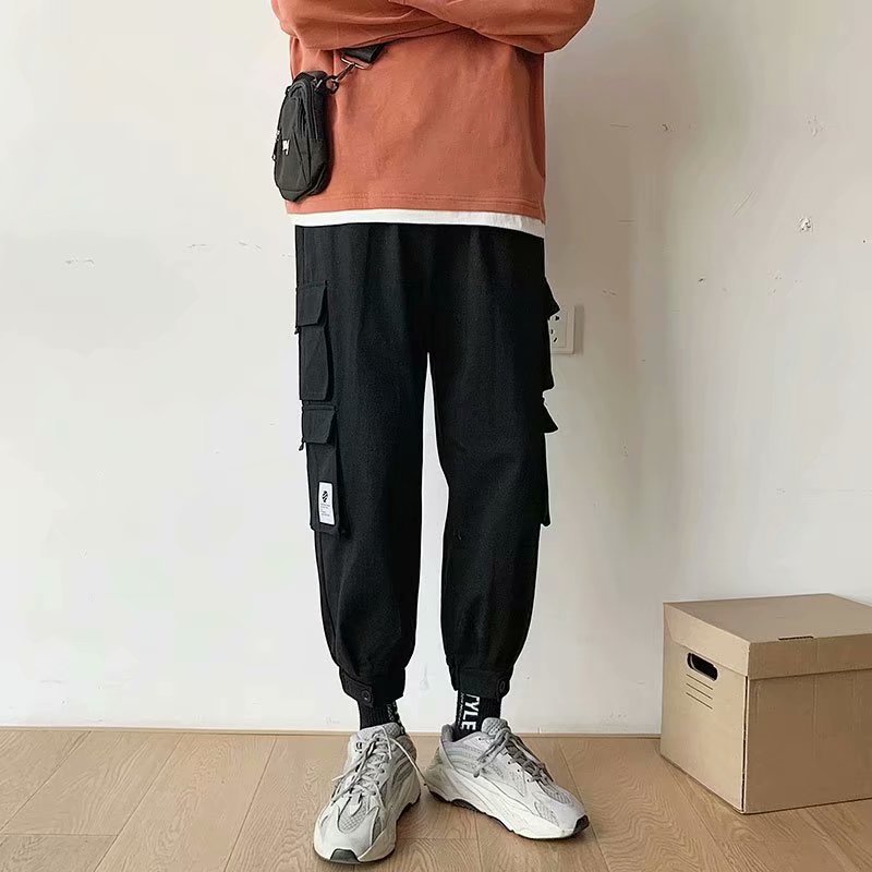 男式休闲裤实物图