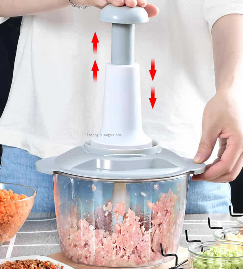 Paipai Le multi-functional vegetable cutter, vegetable grinder, manual dumpling filling, meat grinder, food processor and blender Item Picture