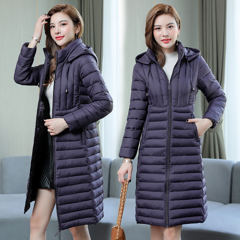 A mid-length cotton-padded jacket for women, 2020 winter new style Korean large-sized slim-fit down cotton-padded jacket, one piece consignment Application Scenario