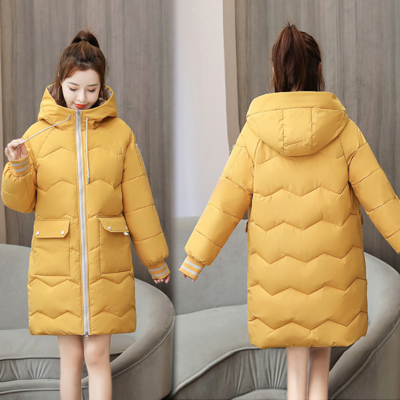 Winter women's cotton-padded clothes, mid-length Korean-style loose, large-sized, thickened cotton-padded clothes, foreign trade women's clothing, winter cotton-padded jacket trend Application Scenario