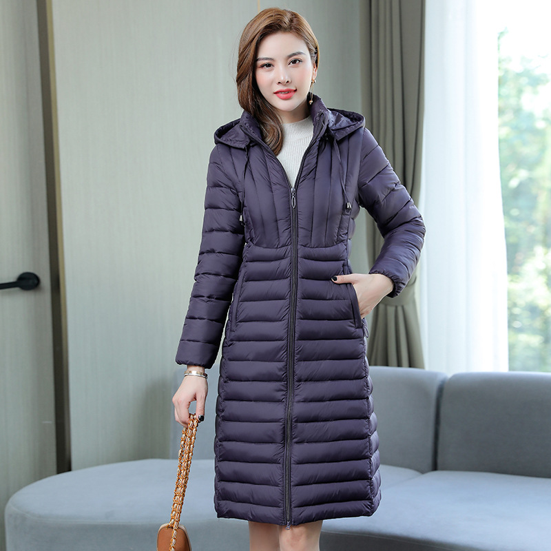 A mid-length cotton-padded jacket for women, 2020 winter new style Korean large-sized slim-fit down cotton-padded jacket, one piece consignment Item Picture