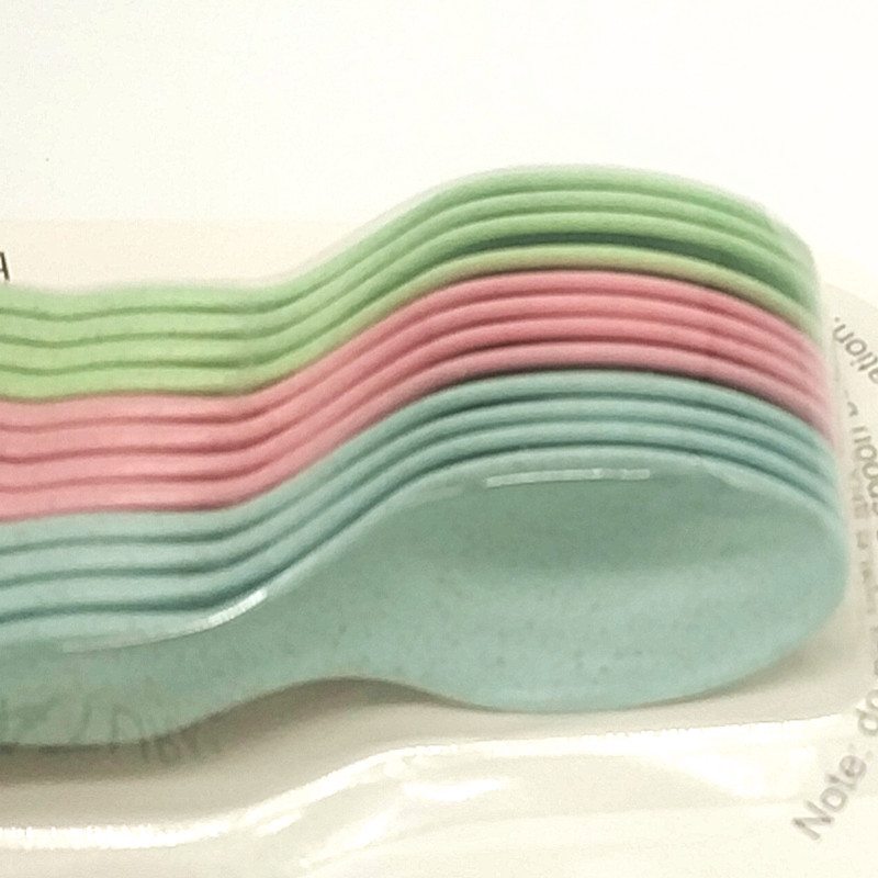 Sunshine Department Store 221-M12 Wheat Straw Creative Spoon, Eco-friendly and durable Spoon, Children's Wheat Fragrance Spoon Item Picture