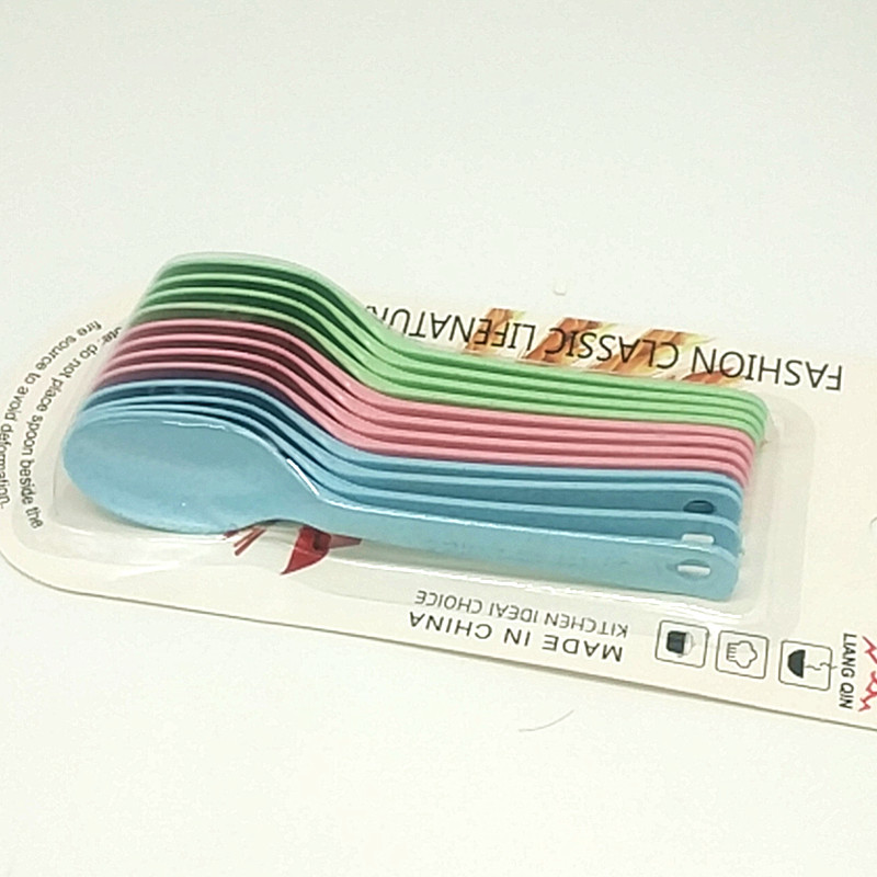 Sunshine Department Store 220-M12 wheat straw Creative Spoon, degradable material spoon, environmentally friendly and durable spoon, wheat fragrance spoon Specification image