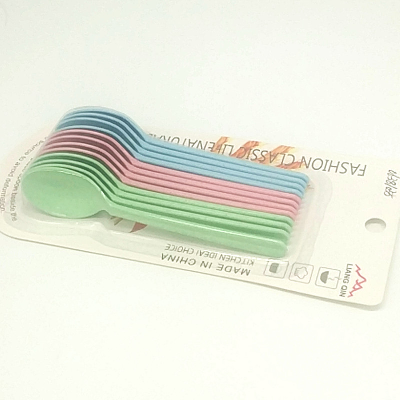 Sunshine Department Store 217-M12 Wheat Fragrance Spoon for household children and babies feeding. The wheat fragrance spoon is heat-insulating, shockproof and scald-proof Specification image