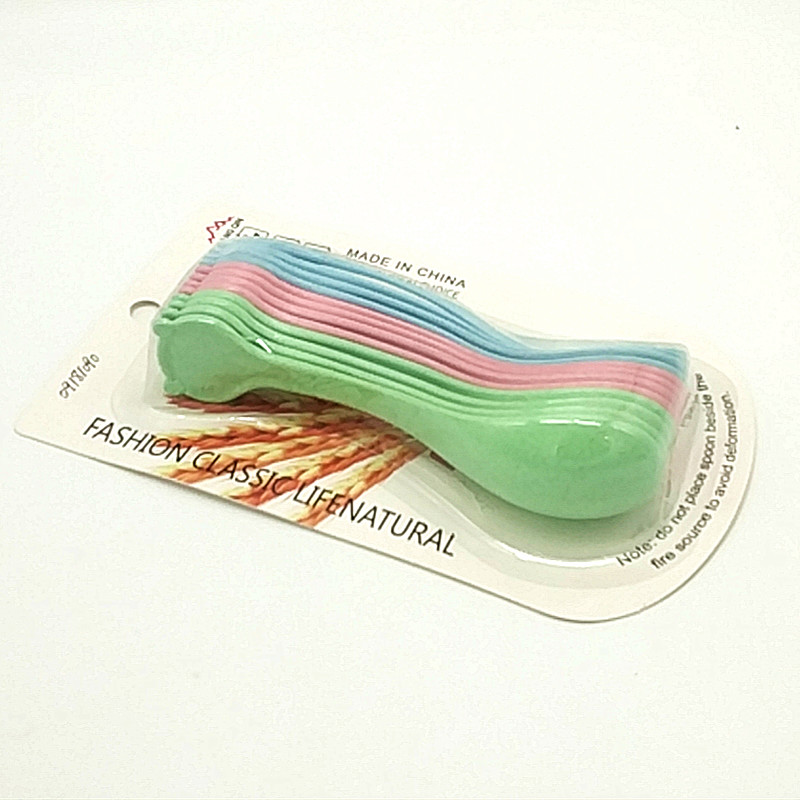 Sunshine Department Store 232-M12 Wheat Fragrance Spoon for household children and babies feeding. The wheat fragrance spoon is heat-insulating, shockproof and scald-proof details Picture