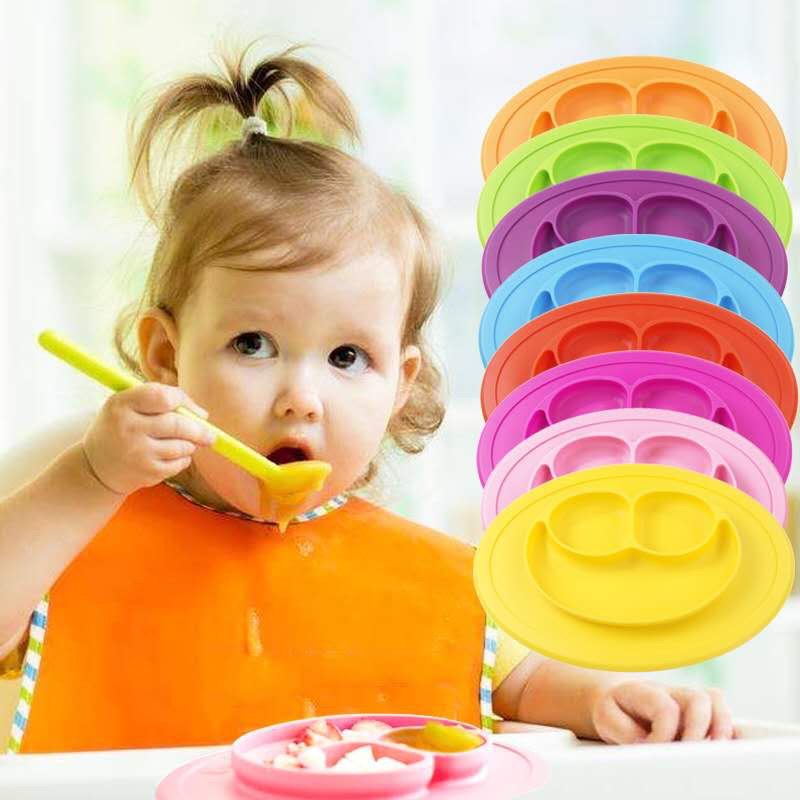 Baby silicone cup plate
