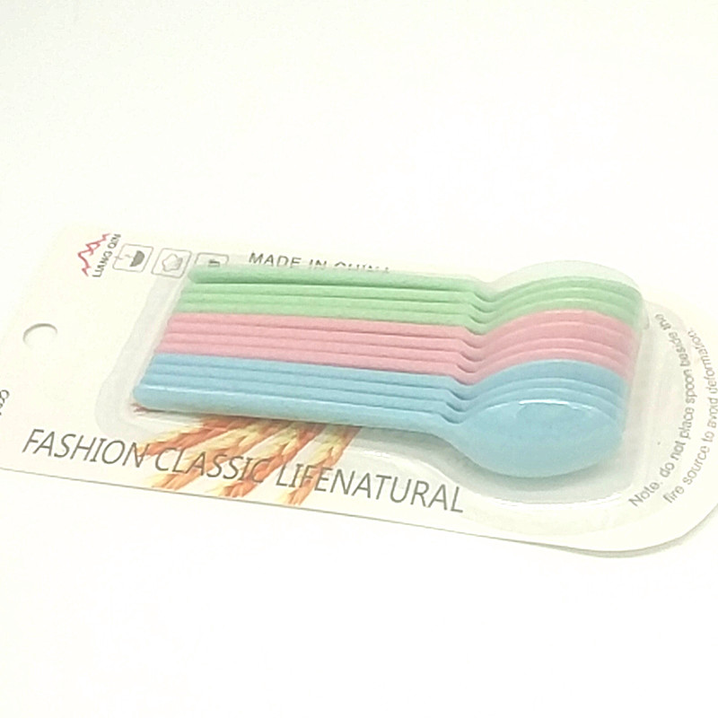 Sunshine Department Store 217-M12 Wheat Fragrance Spoon for household children and babies feeding. The wheat fragrance spoon is heat-insulating, shockproof and scald-proof details Picture
