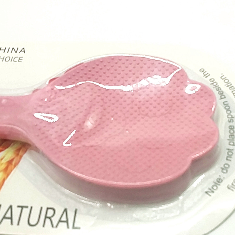 Sunshine Department Store 269M Wheat Straw Cartoon Bear Paw Wheat Fragrance Rice Spoon, eco-friendly plastic non-stick rice serving spoon Specification image