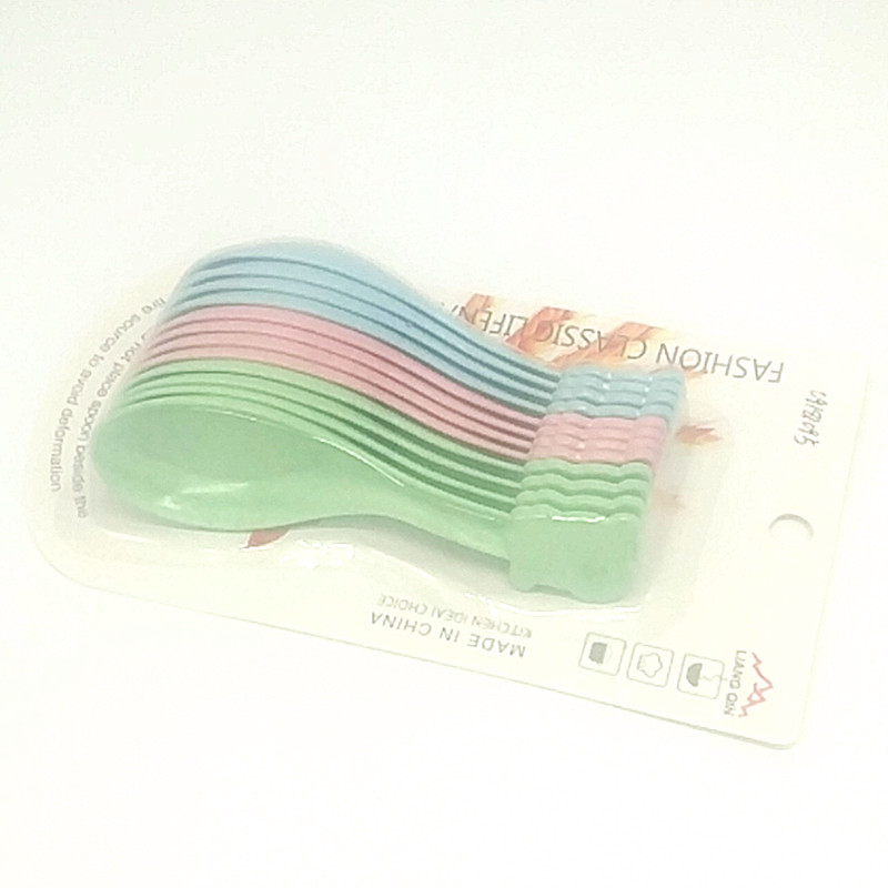 Sunshine Department Store 231-M12 Wheat Straw Creative Spoon, degradable material spoon, environmentally friendly and durable spoon, wheat fragrance spoon details Picture