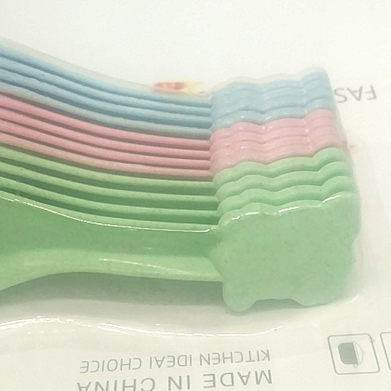 Sunshine Department Store 231-M12 Wheat Straw Creative Spoon, degradable material spoon, environmentally friendly and durable spoon, wheat fragrance spoon Item Picture