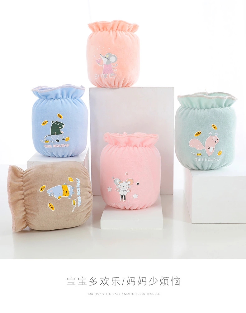 New fabric children's cartoon velvet sleeve sleeves for autumn and winter 2021, manufacturer of sleeves for big children, small children, infants and toddlers full figure