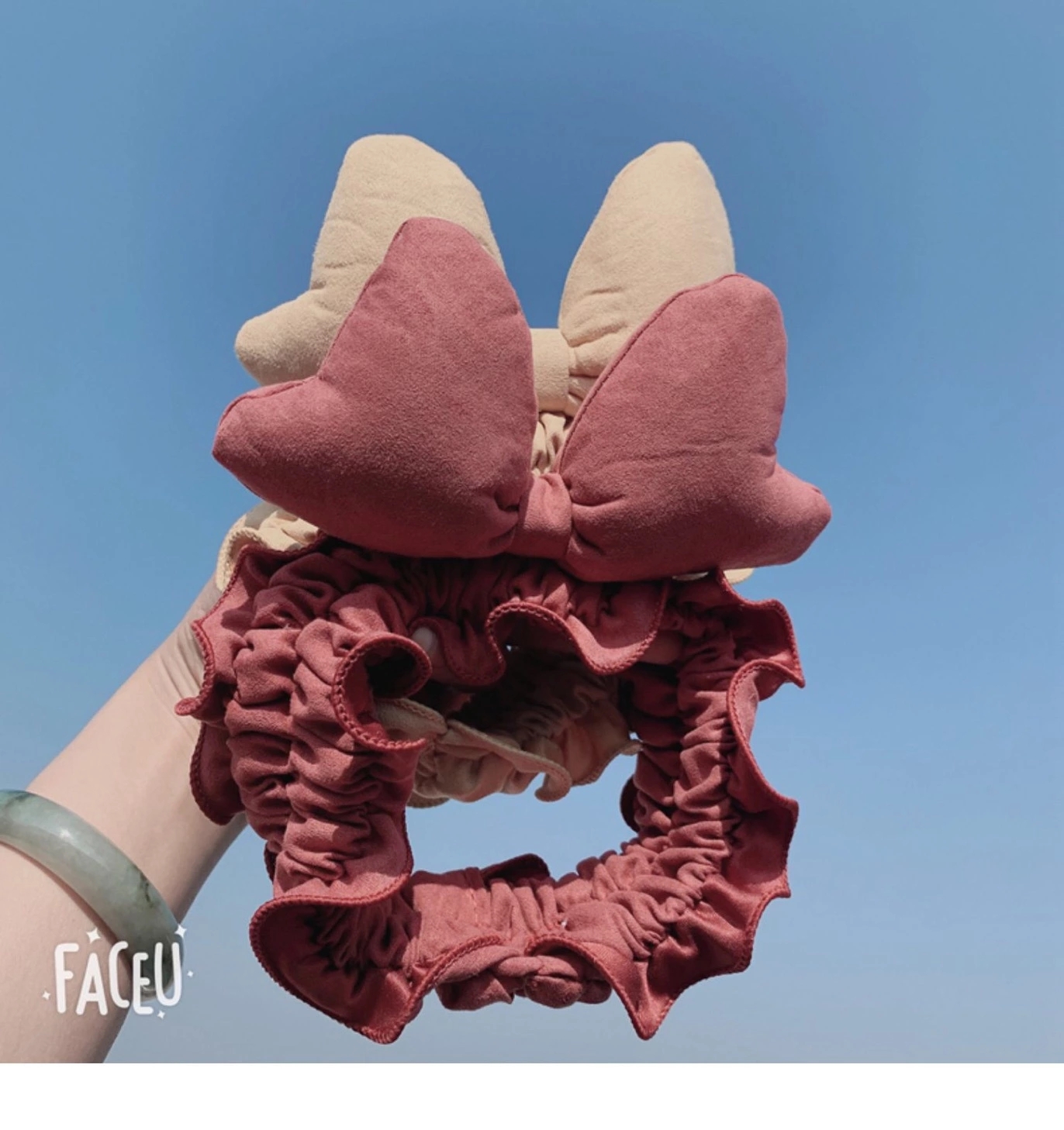 Korean new best-selling 3D bow hair band, sweet and cute for ladies, hair band for washing face and applying mask, in stock details Picture
