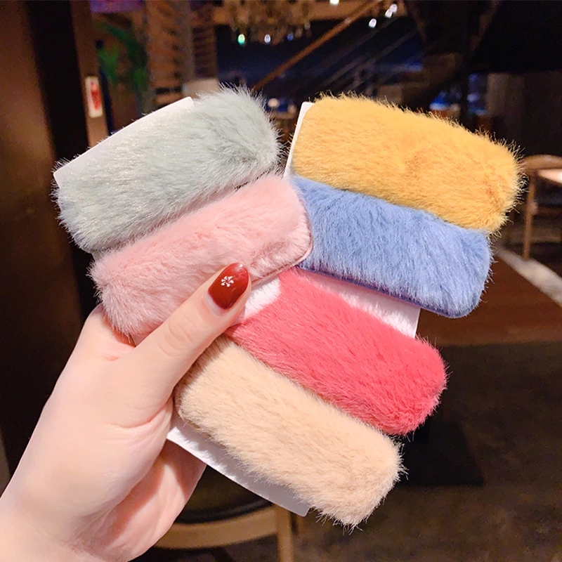Korean ins hair clips, BB clips, mink edge clips, one-line plush hair clips, women's bangs clips and broken hair clips are selling well Application Scenario