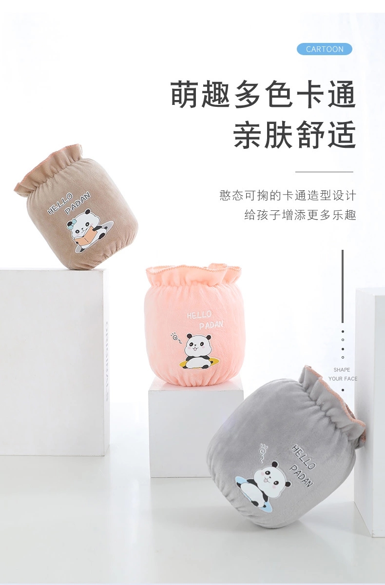 New fabric children's cartoon velvet sleeve sleeves for autumn and winter 2021, manufacturer of sleeves for big children, small children, infants and toddlers Item Picture