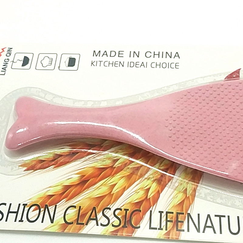 Sunshine Department Store 270M Wheat straw rice spoon, easy to clean, wheat-flavored rice serving spoon, fish-tail-shaped wheat-flavored rice spoon Application Scenario