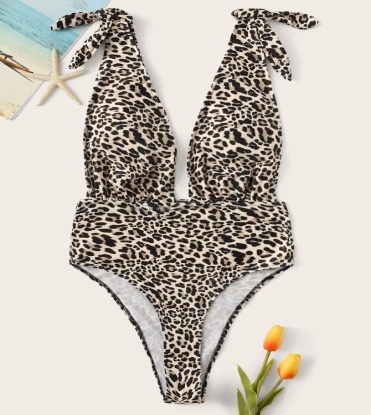 European and American one-piece bikini women