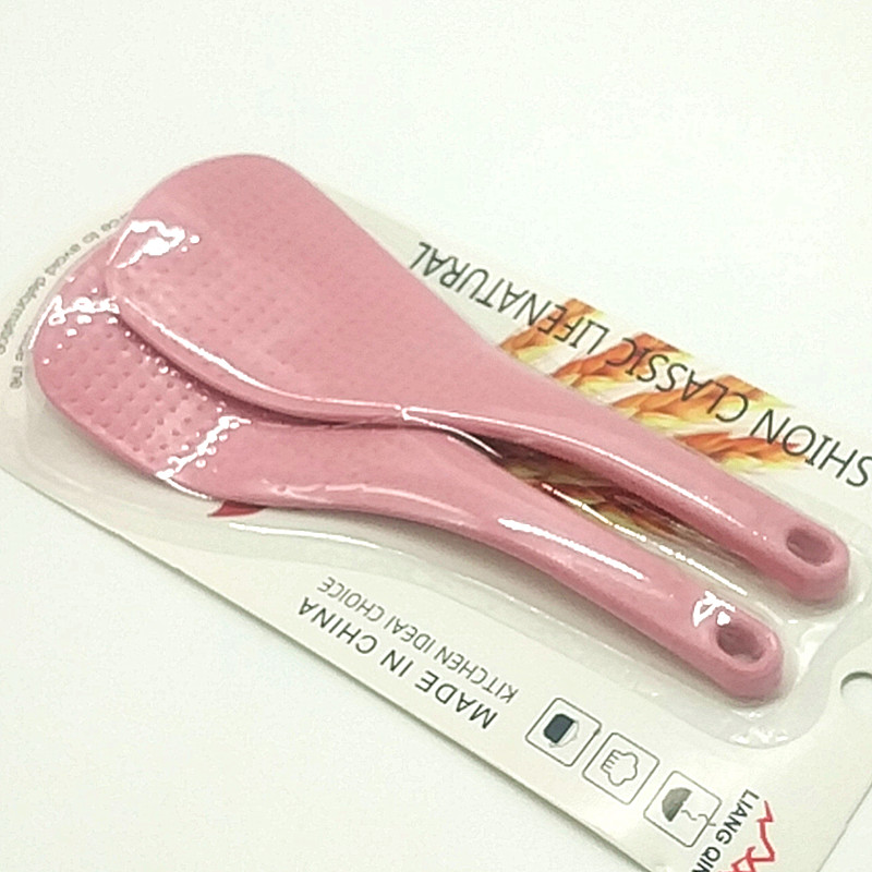 Sunshine Department Store 230M wheat straw rice spoon: Non-sticky rice, non-damaging to the pot, heat-resistant wheat straw rice spoon details Picture