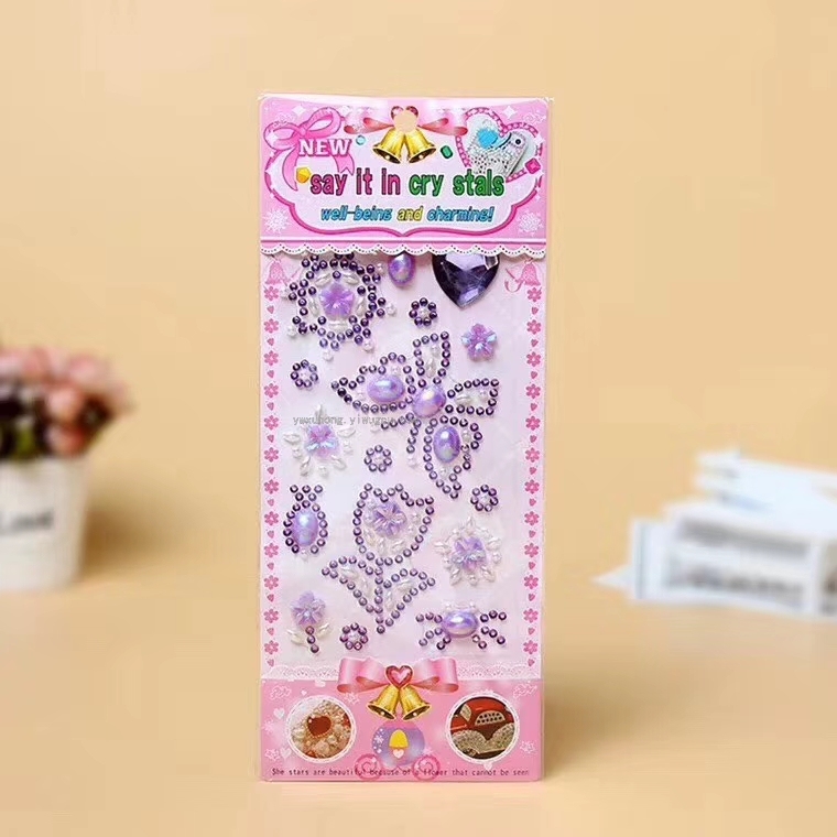 Children's cartoon diamond painting acrylic car stickers decorative diamond stickers car diamond stickers