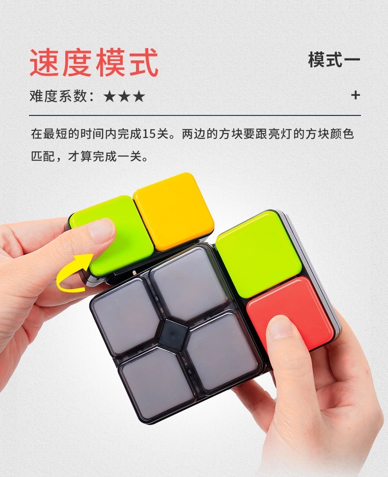 New best-selling electronic music, versatile interactive Rubik's Cube toys, children's educational games, Rubik's Cube stress-relieving toys wholesale Item Picture