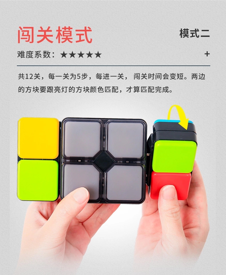 New best-selling electronic music, versatile interactive Rubik's Cube toys, children's educational games, Rubik's Cube stress-relieving toys wholesale full figure