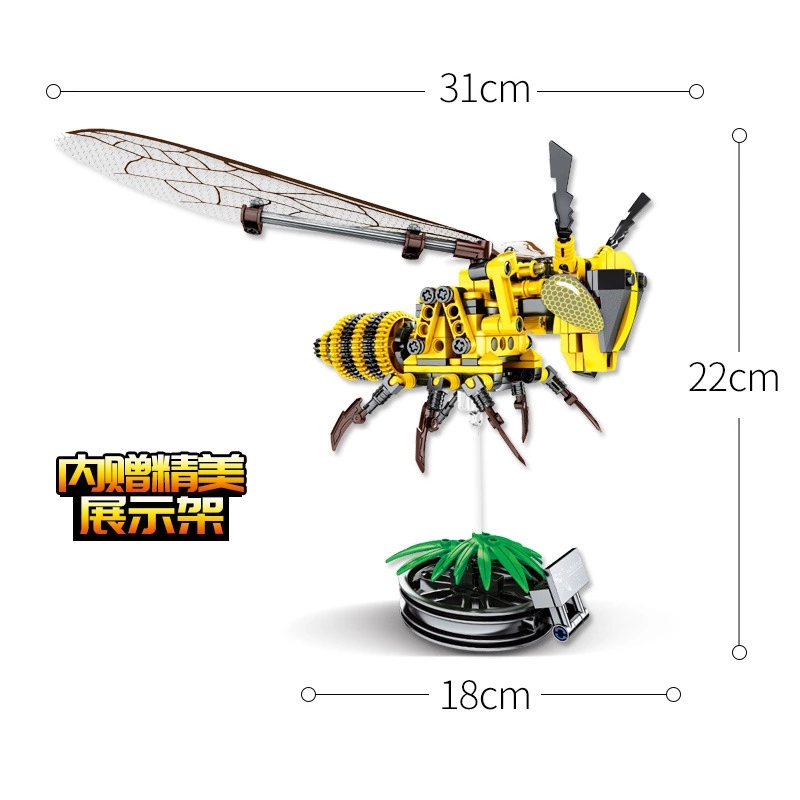 Senbao 703200 Mechanical Password Series Bumblebee Compatible with Lego Puzzle building small Block toy h Application Scenario