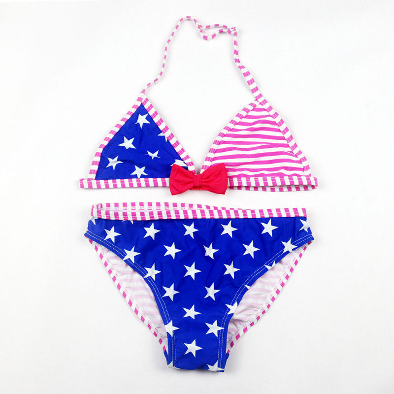 Children's swimsuit Girl swimsuit Princess split bikini girl star small big child swimsuit