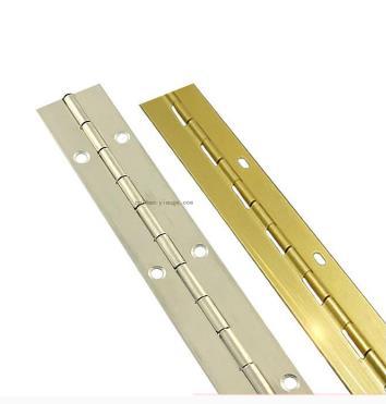 Stainless steel long hinges, stainless steel row hinges in stock, piano hinge factory direct sales, iron long hinges details Picture