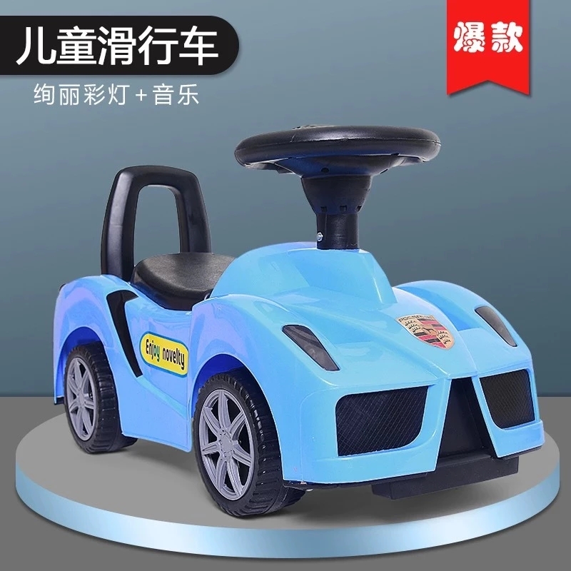 Multi-functional children's twisty car, 1-3 years old baby sliding car, four-wheel with music and lights, yo-yo car, toy car Item Picture