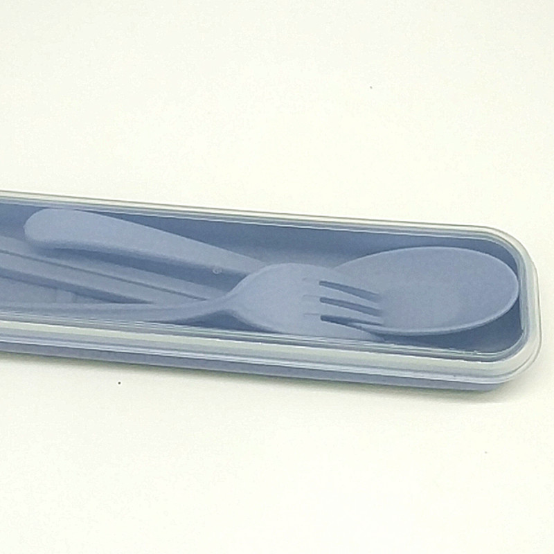 Sunshine Department Store's three-piece set of wheat tableware, chopsticks, spoons and forks box set details Picture