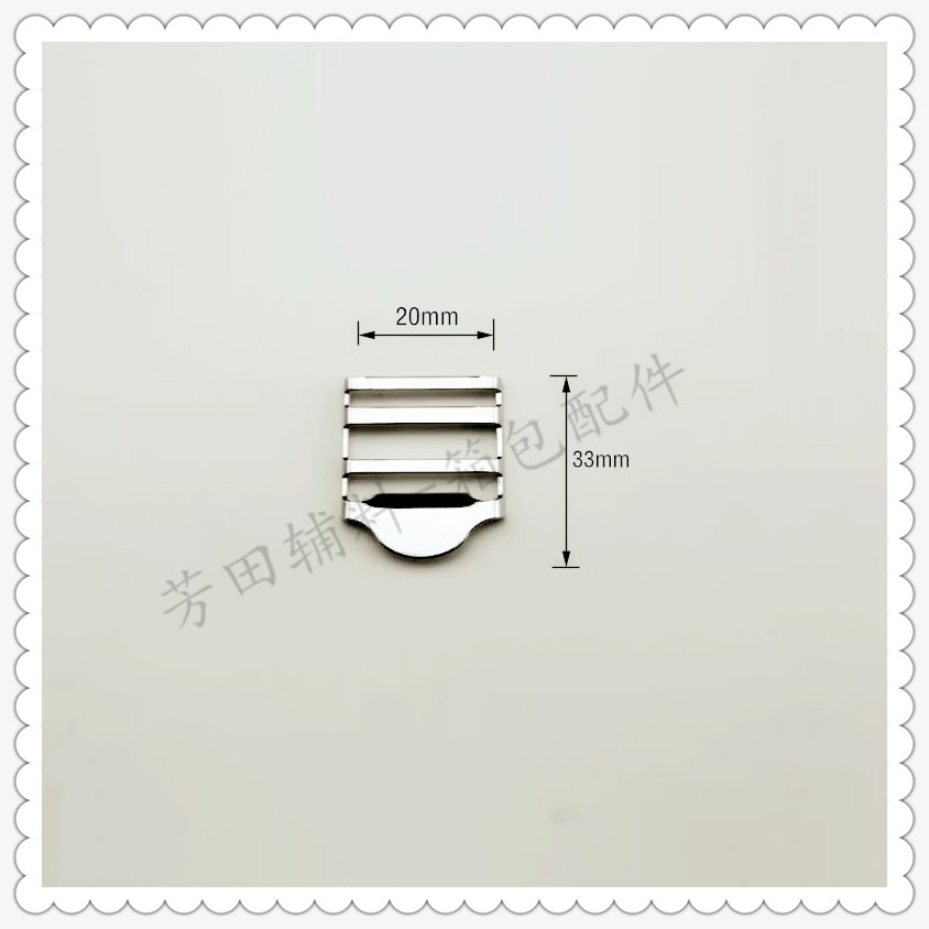 20mm inner diameter schoolbag buckle four-button iron overalls buckle
