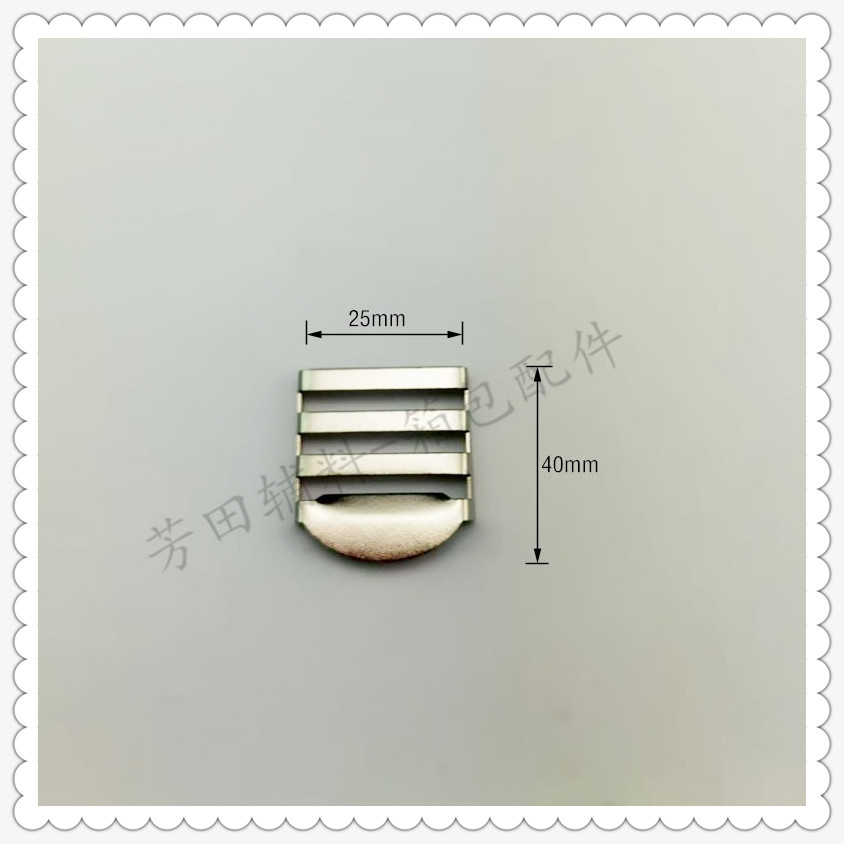 20mm inner diameter schoolbag buckle four-button iron overalls buckle Specification image