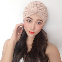 Swimming cap Male and female student lace cloth swimming cap Waterproof swimming cap