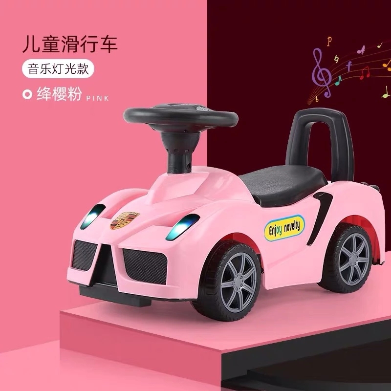 Multi-functional children's twisty car, 1-3 years old baby sliding car, four-wheel with music and lights, yo-yo car, toy car Application Scenario