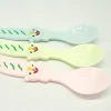 Sunshine Department Store box set of 4 colorful plastic spoons, cartoon spoons, new children's spoons Item Picture