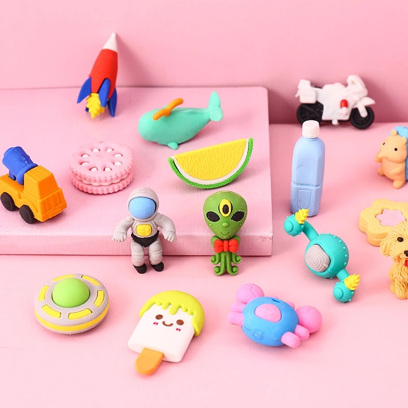 Children's creative cartoon dinosaur eraser, a cute stationery gift box for primary school students without leaving any marks Application Scenario