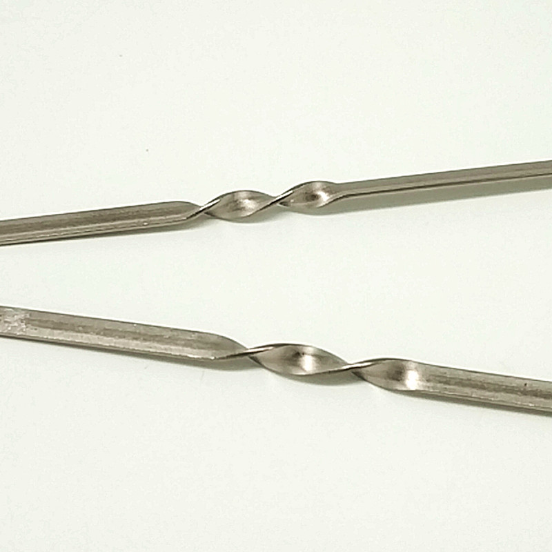 Sunshine Department Store bagged 20 medium-sized BBQ flat needle barbecue skewers, high-quality barbecue tools Item Picture