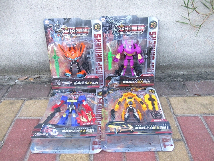 Wholesale of four types of manual assembly toys, including 967 Transformable Star God, 899-300, and four types of transformable Autobots with suction plates details Picture