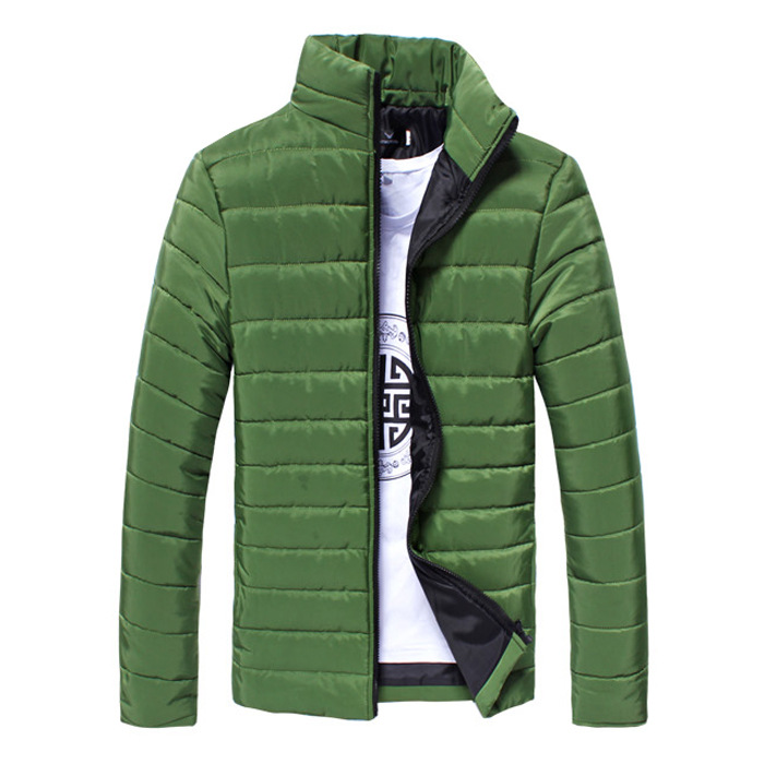 2020(High-quality) Winter men's cotton-padded jacket, stand-up collar coat, men's small cotton-padded jacket top Application Scenario
